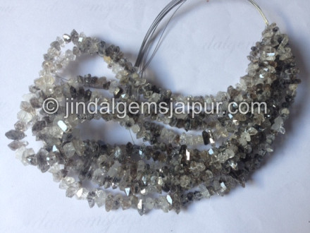 Double Terminated Quartz Far Rough Nuggets Shape Beads